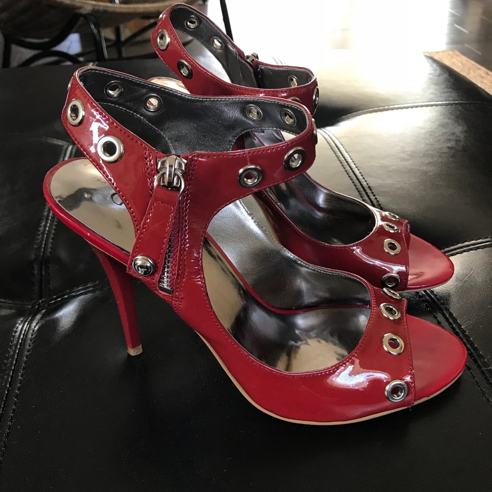 Guess Patent Leather Red High Heels